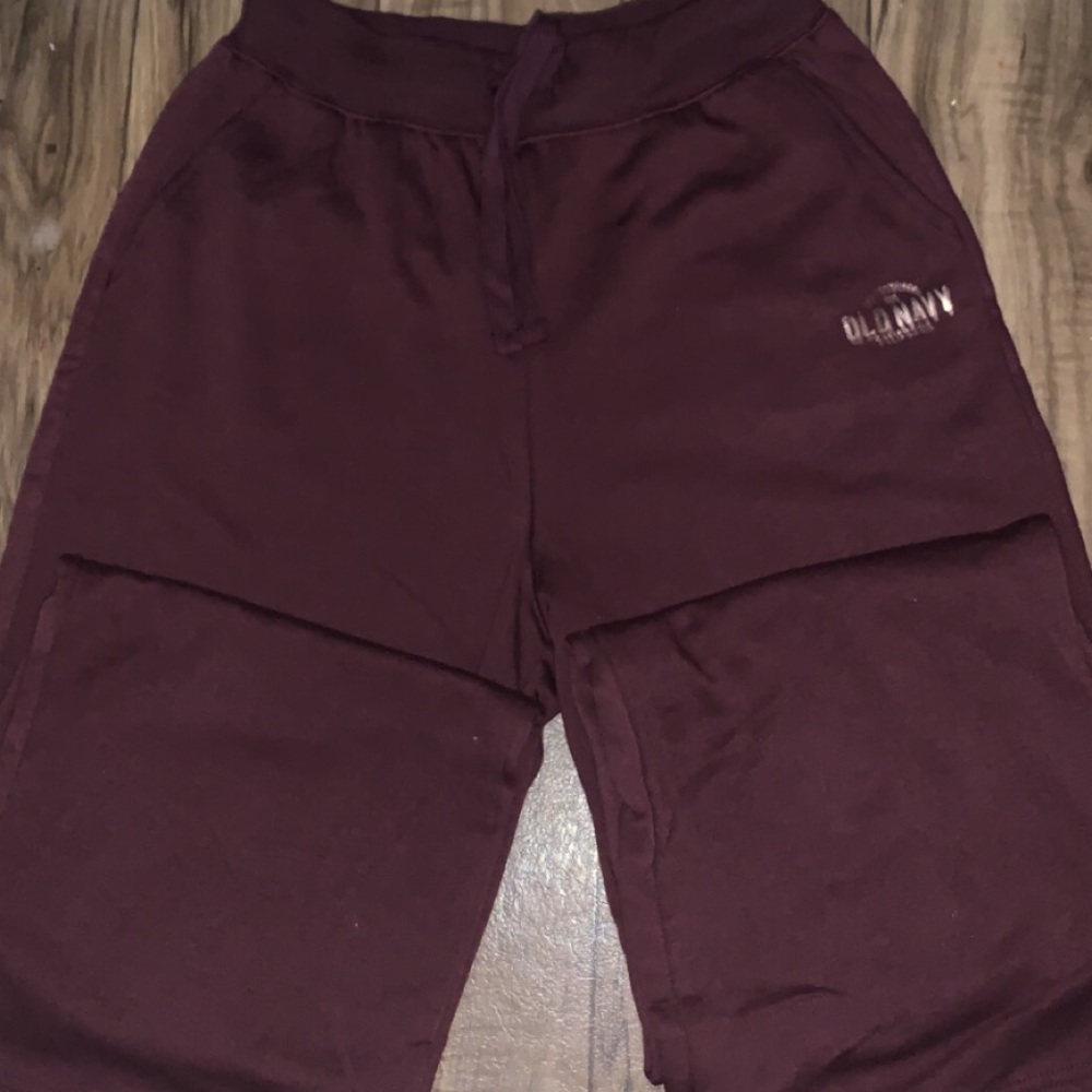 maroon flare sweatpants